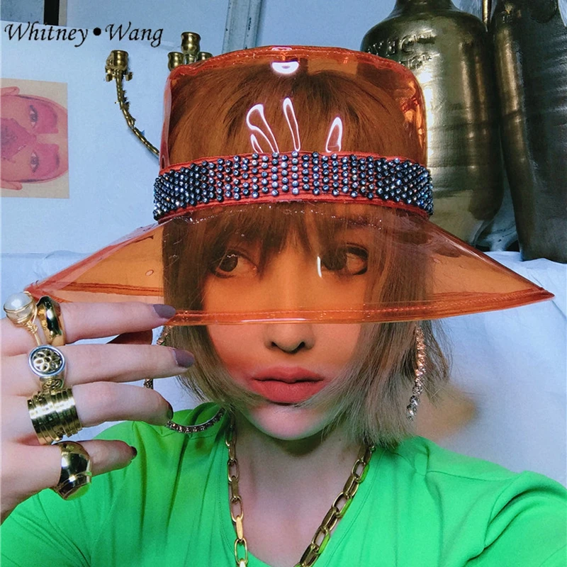 Летняя модная уличная одежда WHITNEY WANG 2019 женские стильные Панамы в стиле High Street со