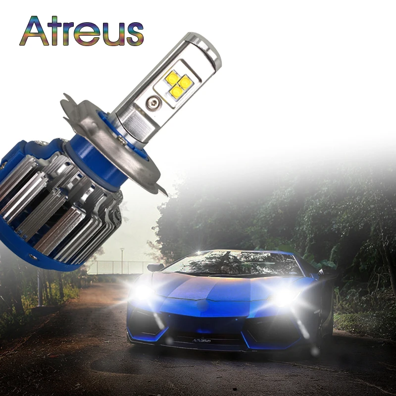 

Atreus 1 пара H4 светодиодный автомобильный фонарь 70 Вт 7000lm 6000 К Автомобильные фары 12 В H13 9004 9007 светодиодный автомобильный Стайлинг для BMW e46 Audi A3 ...