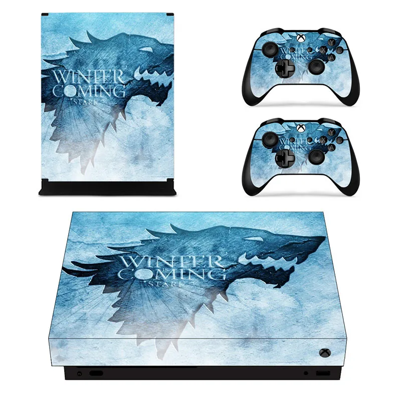 YSX1X1925 Виниловая кожа xbox one x skins наклейка Игра престолов наклейка s Pegatinas Adesivo для xbox one x консоли и двух контроллеров - Цвет: YSX1X1925