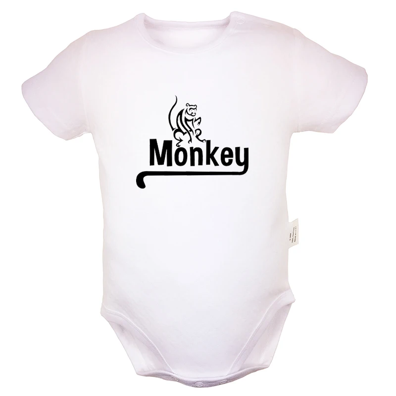 Я принимаю костюм боди с изображением обезьяны ламы объятия сосков