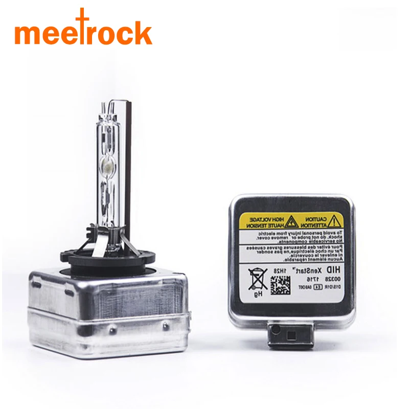 Meetrock 2 шт D1S Ксеноновые лампы 12v 35w Автомобильные фары 6000K белые автомобильные ксеноновые лампы 4300K 8000k