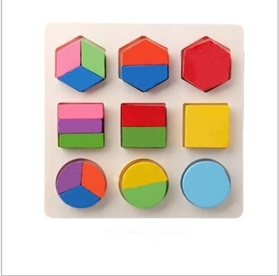 2017 Монтессори Дошкольного развивающие игрушки деревянные детские трехмерной