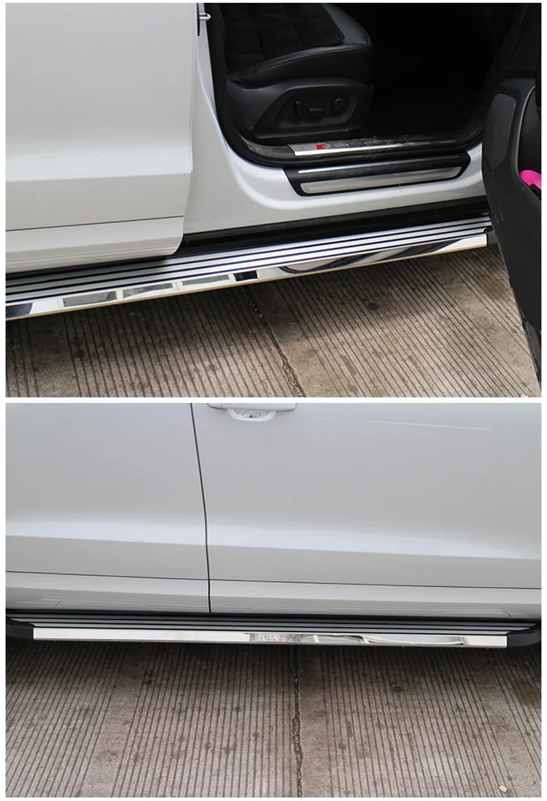 Боковой шаг Беговая панель боковой бар для AUDI Q5L до Q2L Q3 Q5 Q7 Q8, высокое качество, сверхмощный