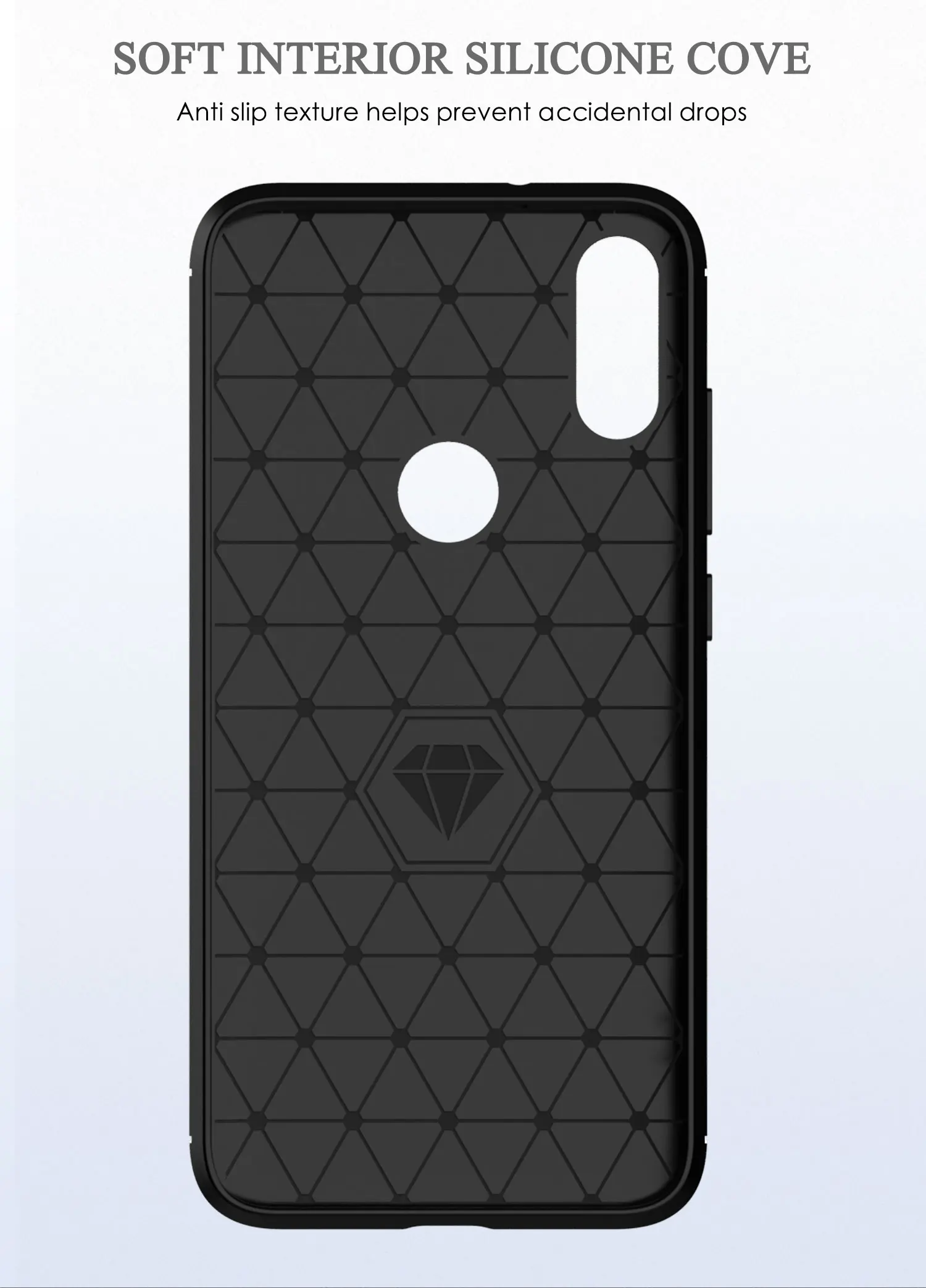 Чехол для Xiaomi Redmi 7 Pro мягкий силиконовый чехол из ТПУ углеродного волокна |