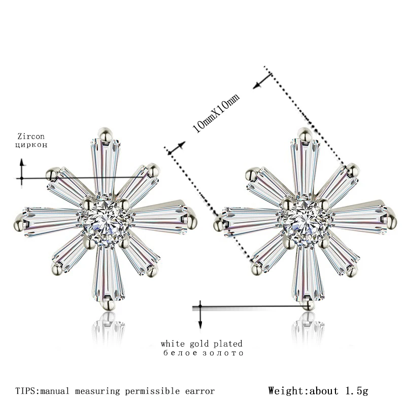 Серьги подвески MDEAN модные серьги белого и золотого цвета ювелирные изделия для