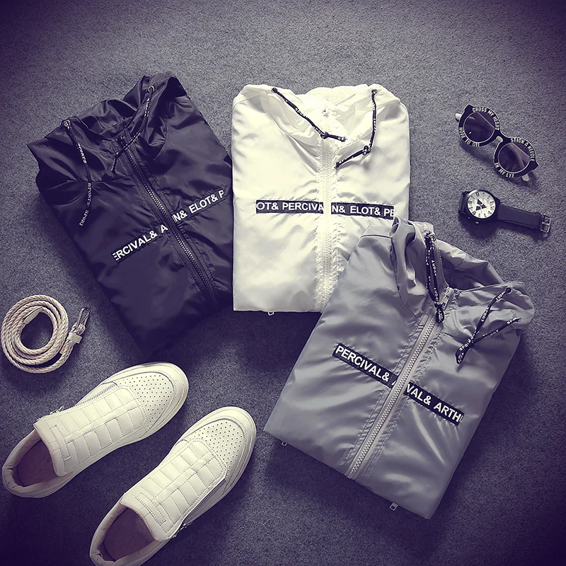 Ветровки легкая мужская куртка jaqueta masculina на молнии в стиле пэчворк