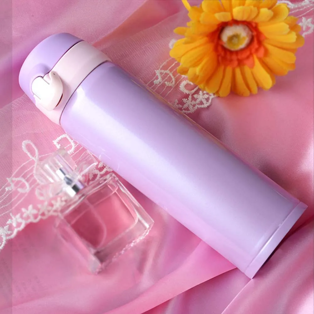 KeyBox 500 мл Нержавеющая сталь вакуумной присоской бутылку воды Кофе путешествия