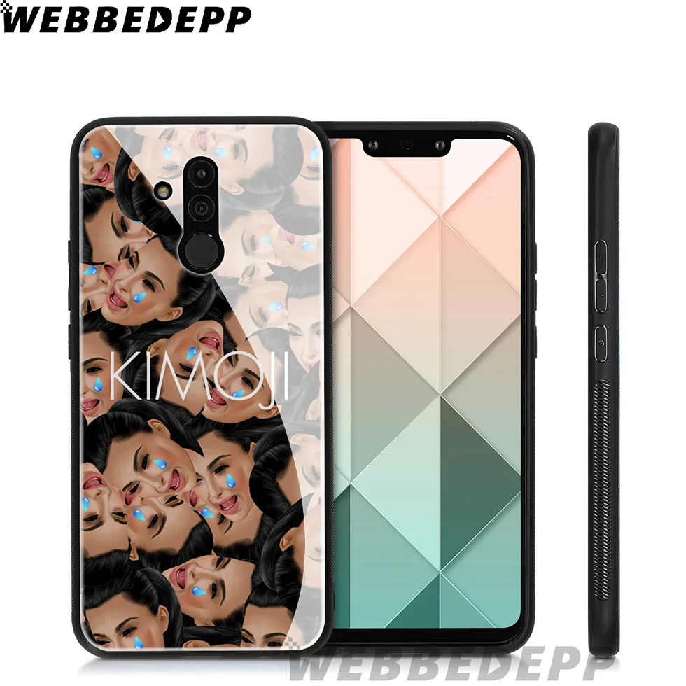 Чехол из закаленного стекла Kylie Jenner kim kardashian для Huawei Mate 20 P20 P10 P Smart 2019 2018 &amp Honor 10 9 8X 7A