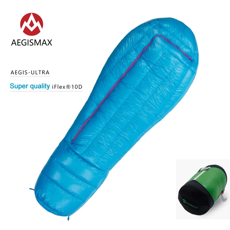 Высококачественный теплый зимний спальный мешок Aegismax для взрослых 850