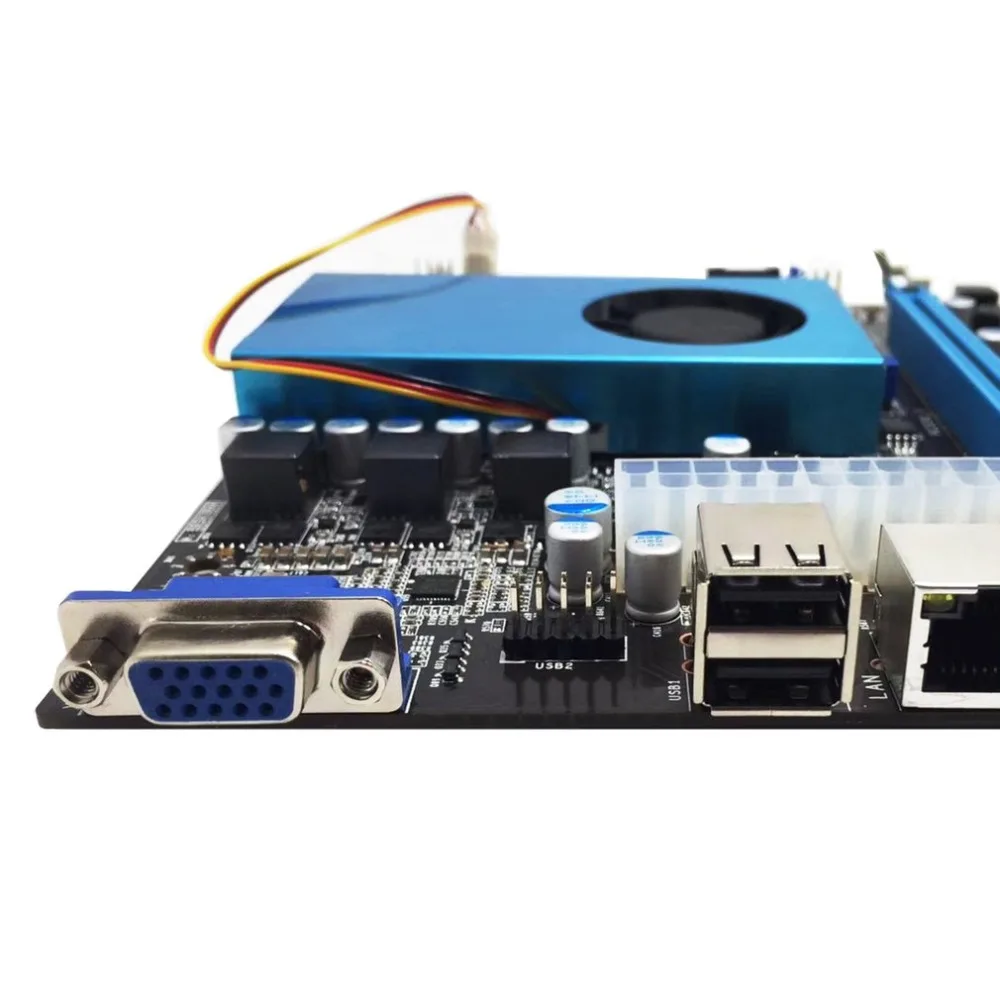 Материнская плата для майнинга BTC IC6S 8 слотов для видеокарт PCI Express 8 слотов для 16x DDR4 VGA USB2.0 SATA3.0 материнская плата
