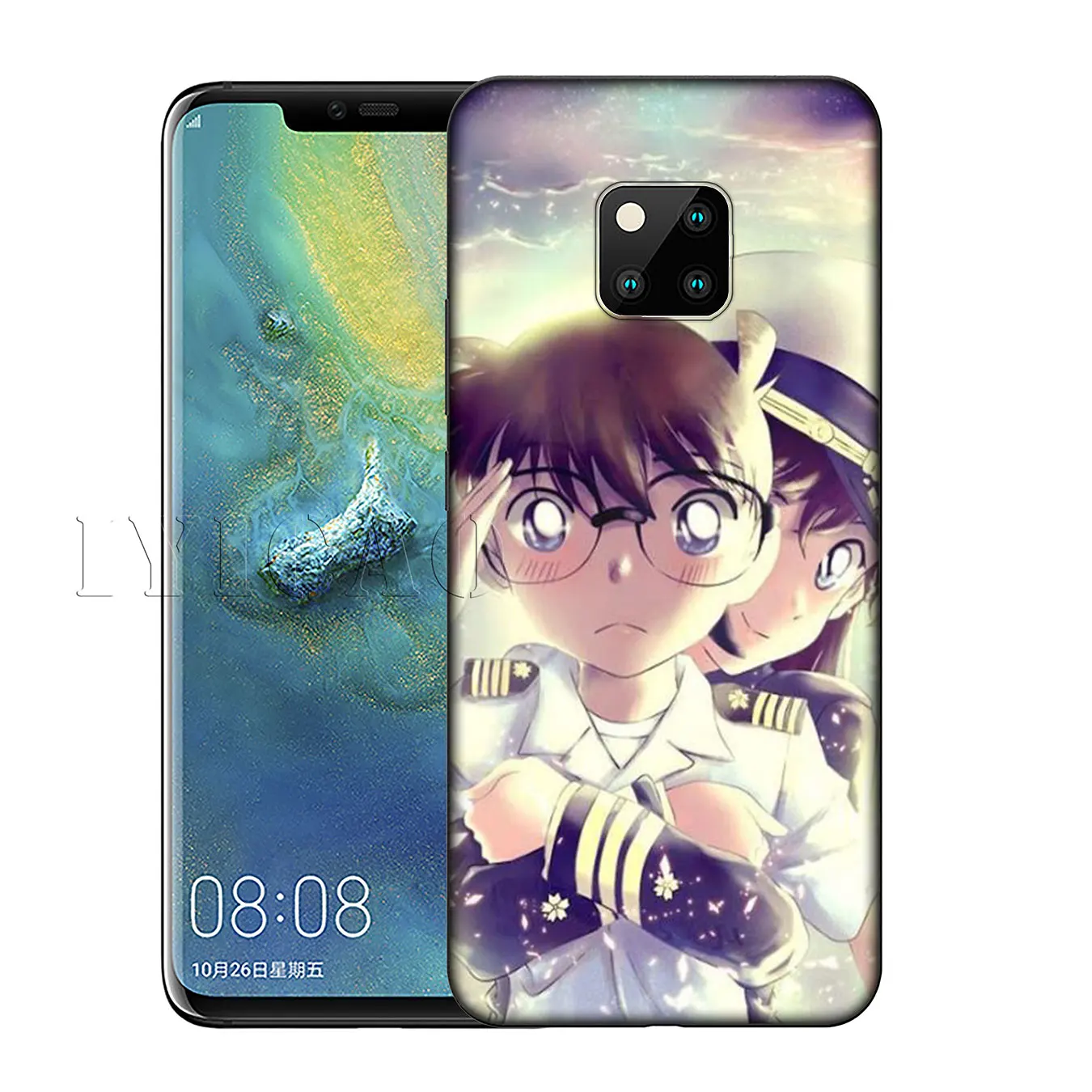 IYICAO Japanese Anime Detective Conan Silicone Soft Case for Huawei Nova 3 3i 2i Mate 20 10 Pro Lite |