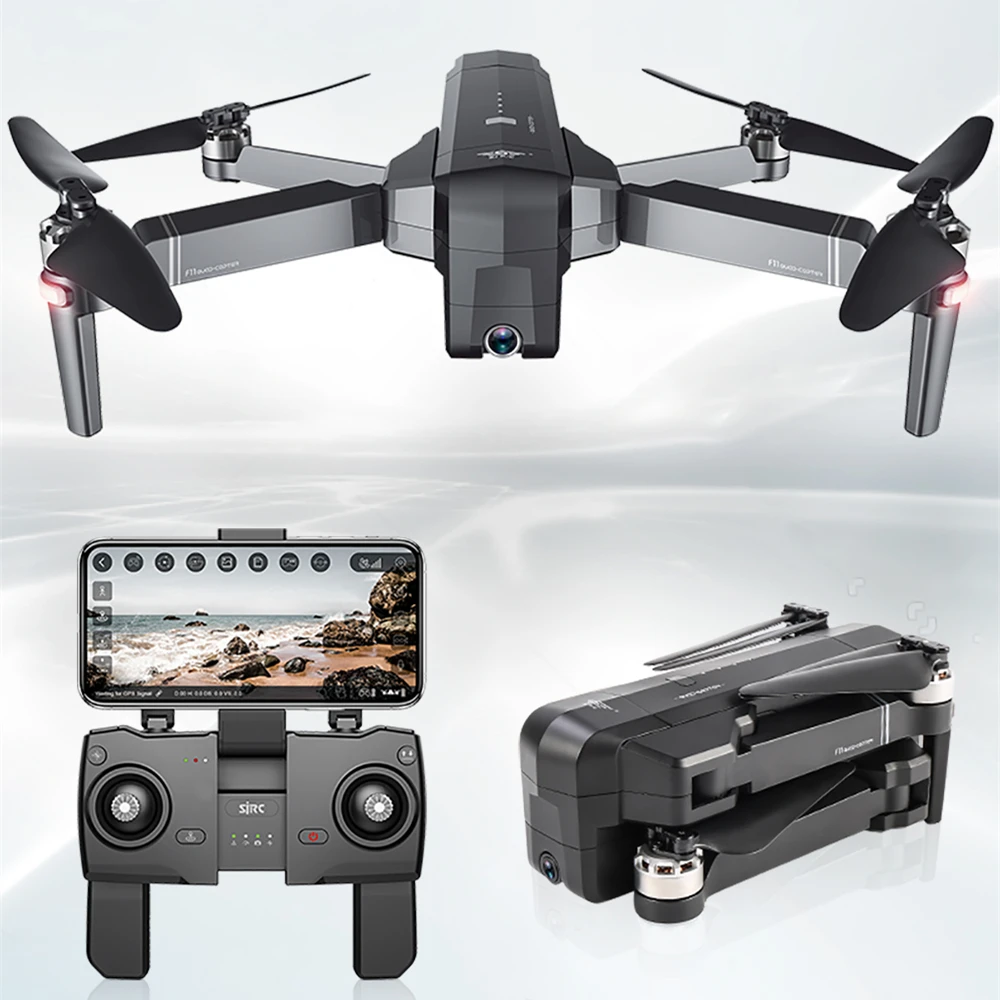 SJRC F11 Дрон с GPS Камера HD1080P безщеточный Квадрокоптер 28 мин Время полета селфи