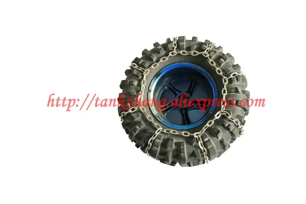 HENGLONG 3851 2 RC EP car Mad Truck 1/10 запасные части металлическая цепь для снега/цепь