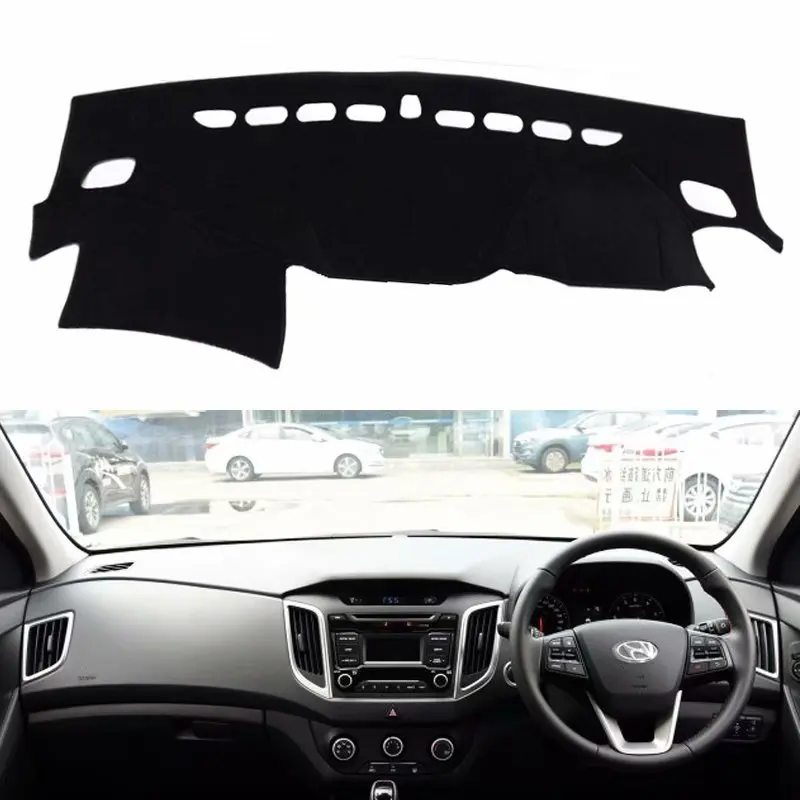 Для Hyundai Creta Ix25 2014 2015 2016 2017 2018 Чехлы для стайлинга автомобиля коврик приборной