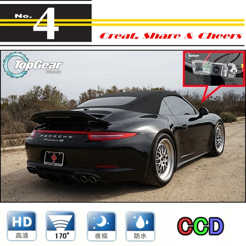 Автомобильная камера для Porsche 996 / 997 991 911 Turbo GT2/GT3 Высококачественная заднего вида