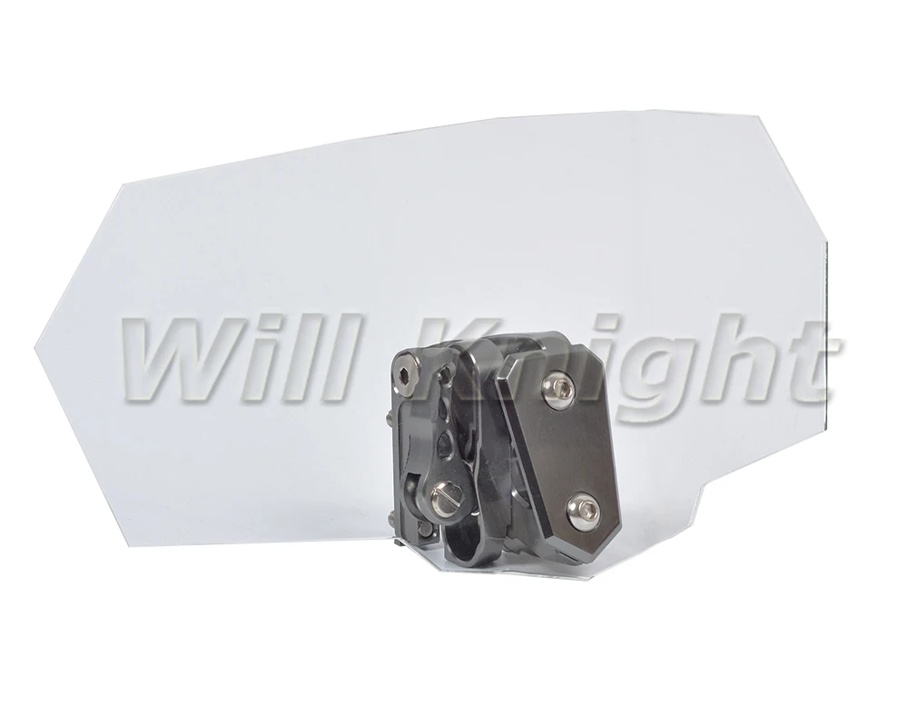 Регулируемое ветровое стекло с воздушным потоком прозрачный Болтовой