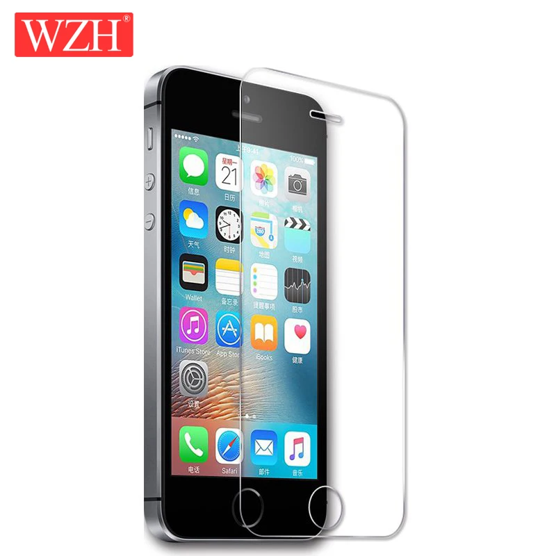 Ультратонкое закаленное стекло 9H для iPhone 8 7 6 6S Plus защита экрана защитная