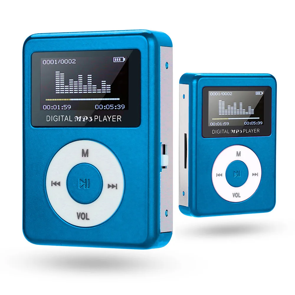 Новинка,, Модный USB мини MP3 плеер, ЖК-экран, поддержка 32 ГБ, Micro SD, TF карта, стильный дизайн, спортивный компактный c0610