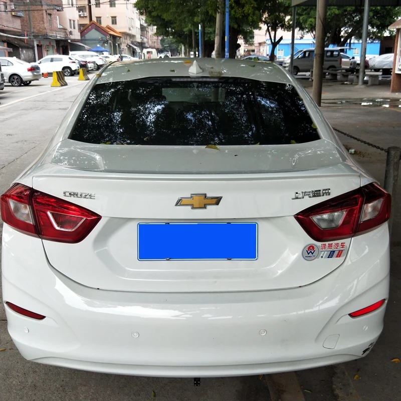 Для тип Chevrolet Cruze спойлер высокое качество материала ABS первоклассника или любой DIY Цвет автомобиля задний спойлер для Cruze