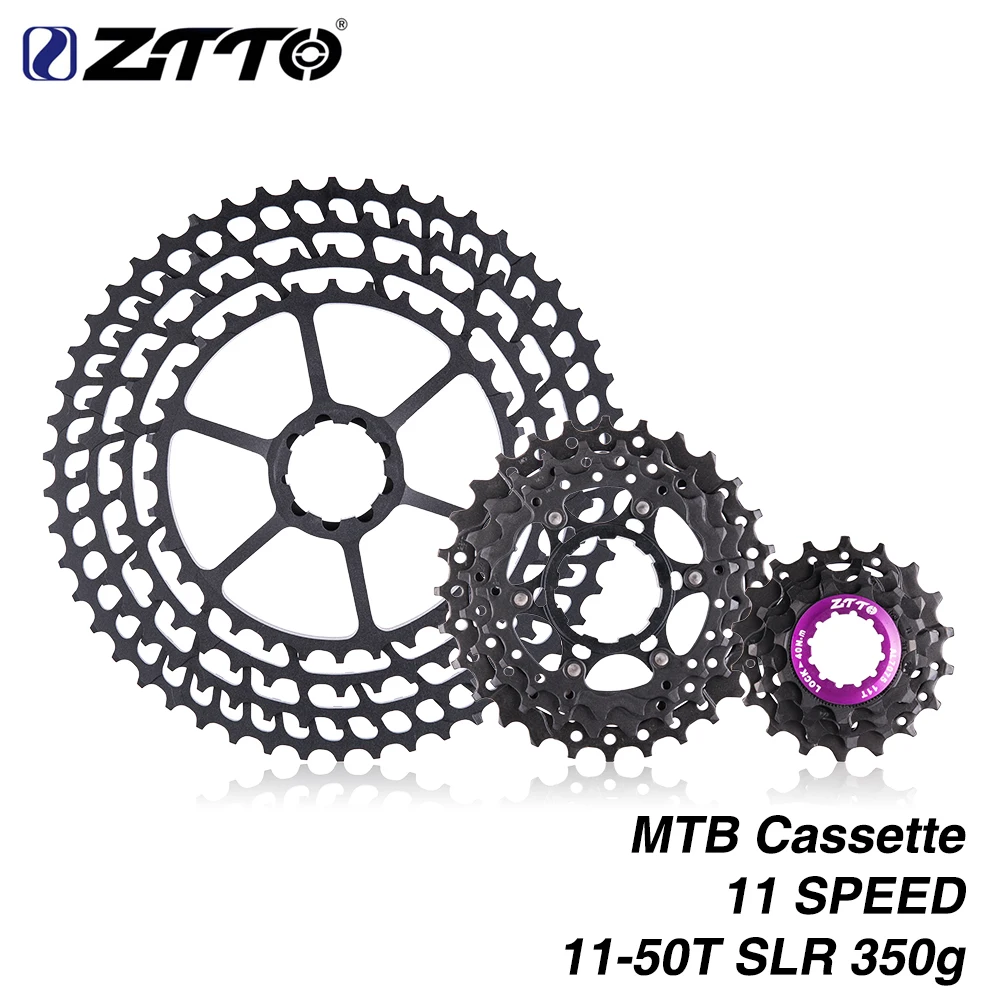 

ZTTO MTB 11 скоростная SLR кассета 11-50T 11 s широкий коэффициент Сверхлегкий 360g CNC Freewheel горный велосипед части для X 1 9000