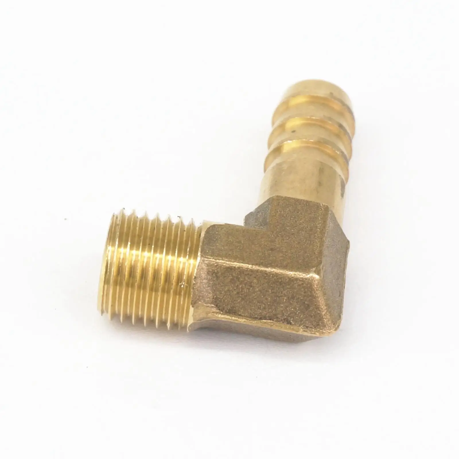 Лот 2 шлангов I/D 10 мм x 1/4 &quotBSP Мужской нитевой локоть латунный hosetail Соединительный