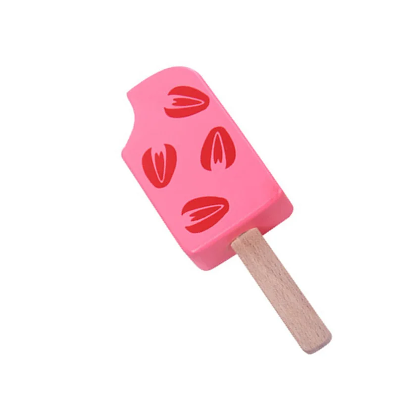 03 1 шт. деревянные мороженое Icecream еда игрушки для детей играть подарок для дома игрушки для дошкольников девочка мальчик детские игрушки для кухни горячая распродажа - Цвет: 03