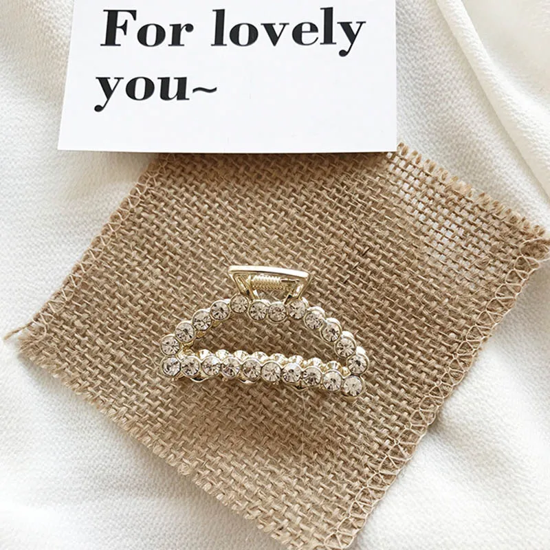 Fashion Hot Korean Luxury Pearl Rhinestone Hair Claw Crabs Clips Claws Hairpin Clip Accessories Women D2535 | Украшения и