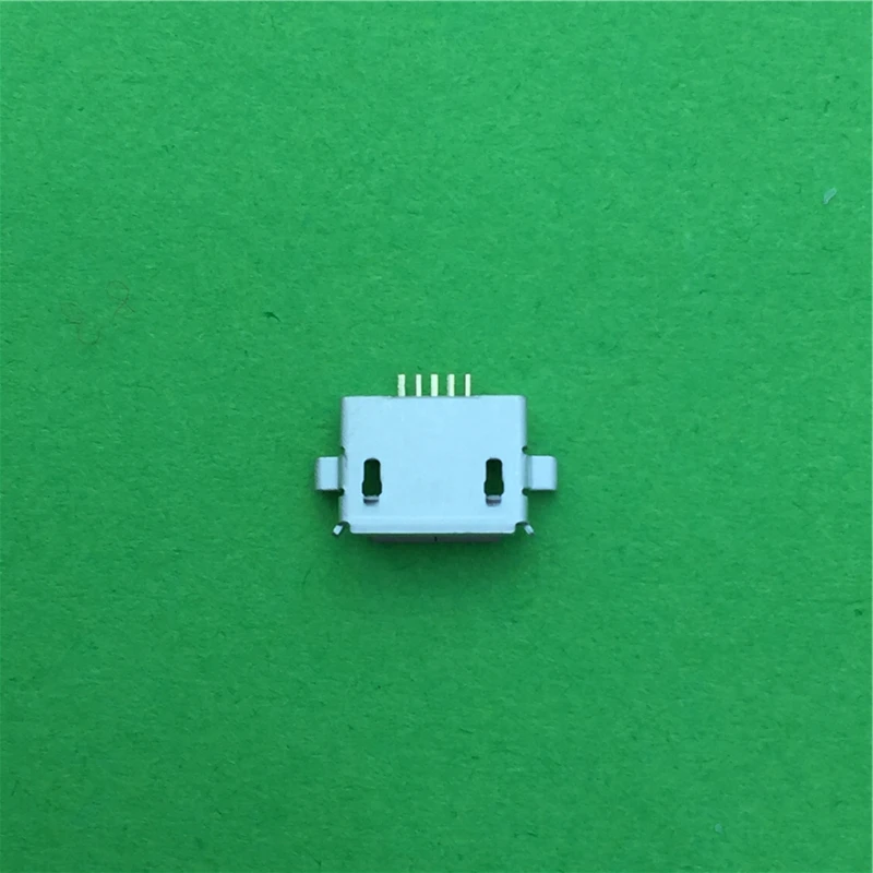 10 шт./лот Micro USB 5 контактный гнездовой разъем G31 кудрявый рот 2 фута для зарядки