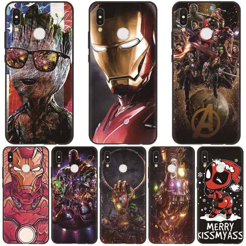 Чехол для телефона Marvel с героями Мстителей для huawei P30 P20 mate 20 30 10 Pro P8 P9 P10 Lite чехол для huawei P Smart Мягкий ТПУ