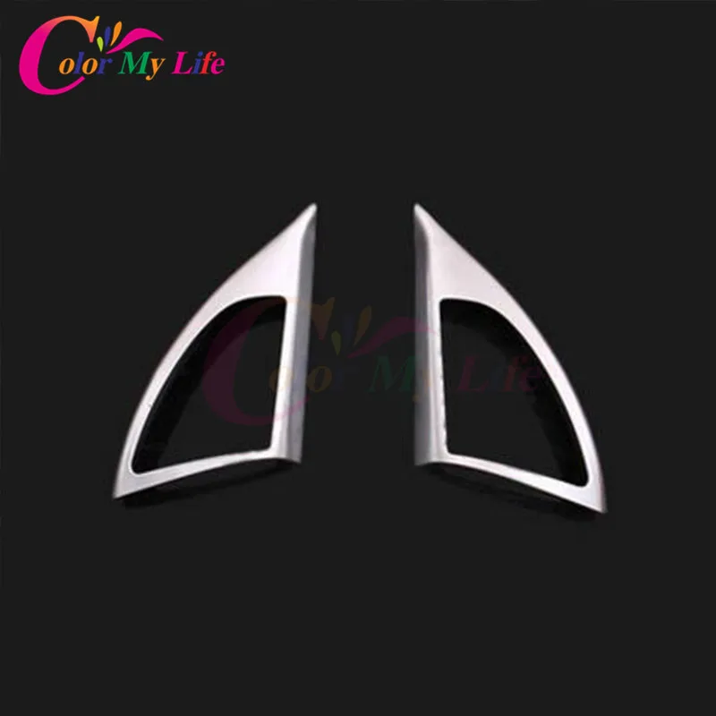 2 шт./компл. ABS хром A Колонка передняя дверь аудио круг отделка стикер s Чехол для BMW