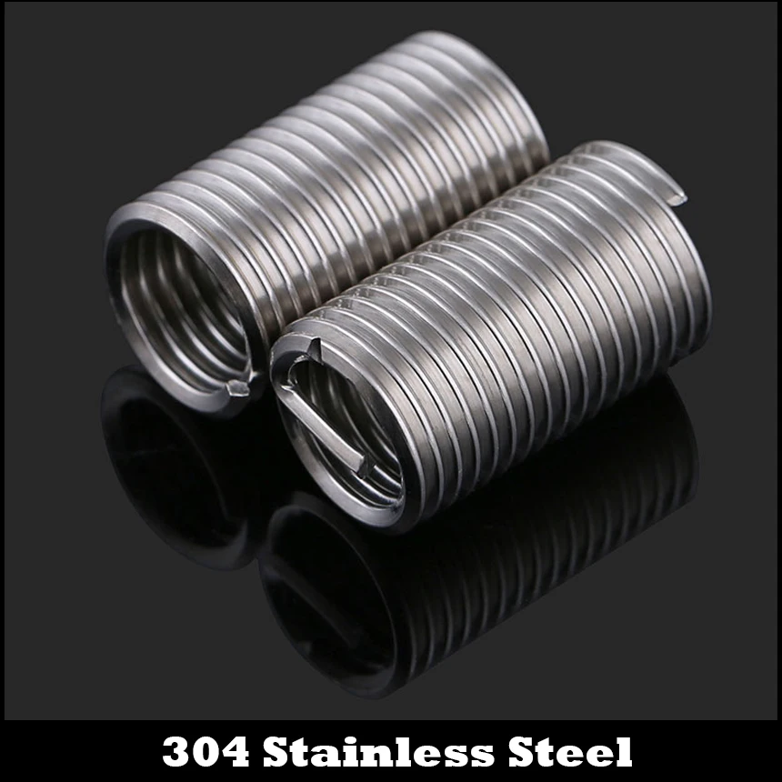 7 шт. M12 * 1 75 2D M12x1.75x2D (ID шаг XD) Нержавеющая сталь 304 304ss ремонтный Винт Втулка Катушка