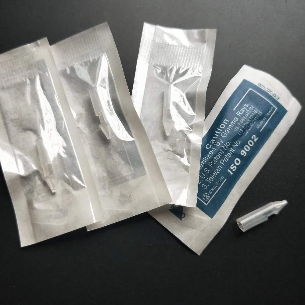 100Pcs Независимый посылка Универсальный крест рот колпачки для игл обоих