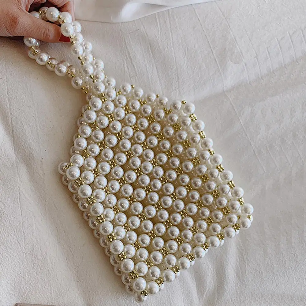 Бренд ручной жемчужные сумочки Lady beaded сумка Для женщин вечерние Винтаж сумки Ins