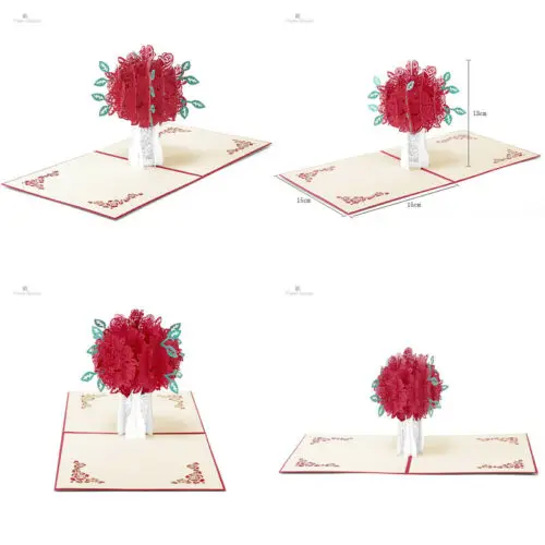 3D открытка на Рождество, день рождения, свадьбу, поздравительная открытка, юбилей, Рождество, мульти вечерние открытки, 3D открытка
