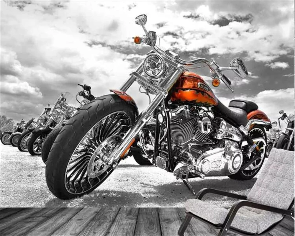 Beibehang behang Moto Bar K TV водонепроницаемый фон для телевизора кирпичные обои 3D