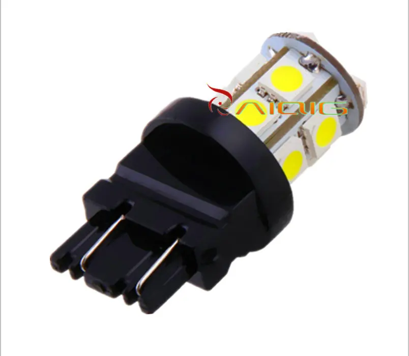 3156 3157 чистый белый 13 SMD 5050 задний стоп-сигнал s светодиодная лампа авто p27/7 Вт