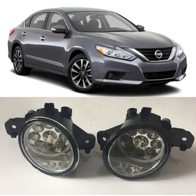 Автомобильный Стайлинг для Nissan Altima 2006 2017 9 Pieces Leds Противотуманные фары H11 H8 12V 55W