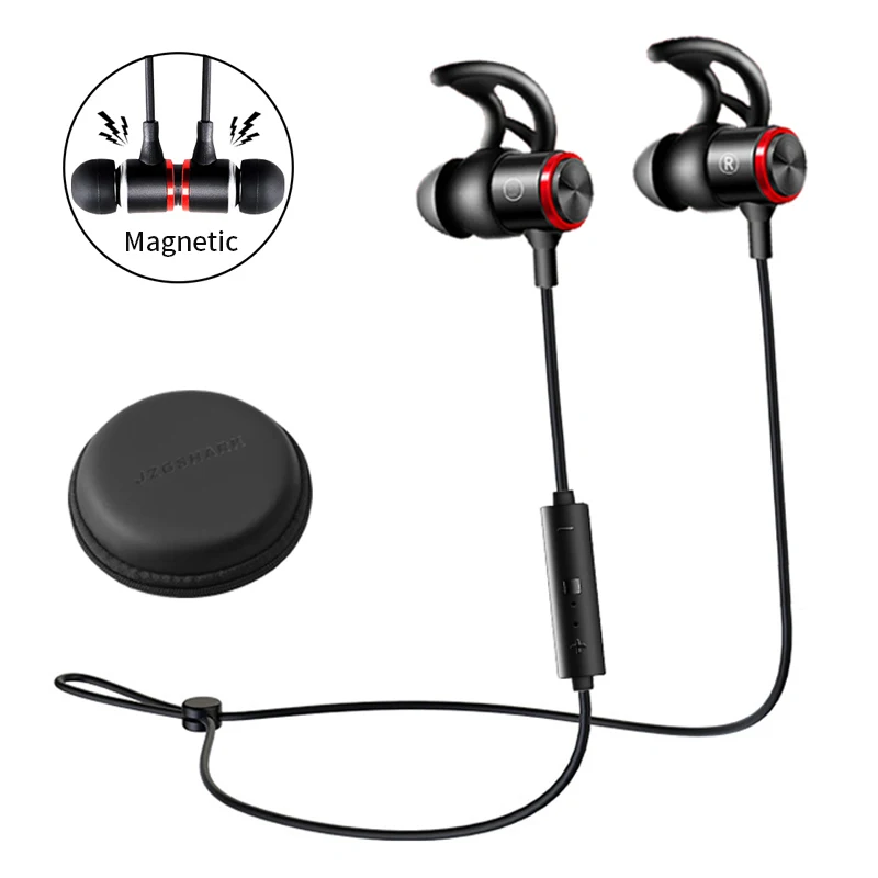

Bluetooth earphone, Wireless in Ear Earbuds Mic Magnetic Connection Sweatproof Earphones Cell Phones Sport Running Workout Gym