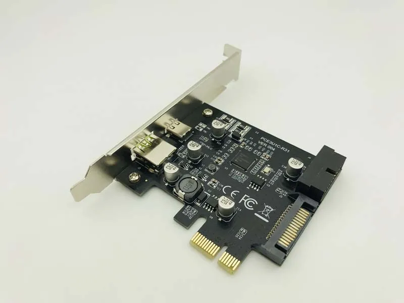 Плата расширения USB плата PCIE Sata/PCIE адаптер USB3 3 1 PCI E C 2.4A компьютерные карты
