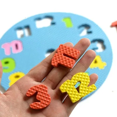 Креативные DIY 3D часы из пены для детей Обучающие игрушки Настенный декор|diy 3d|for