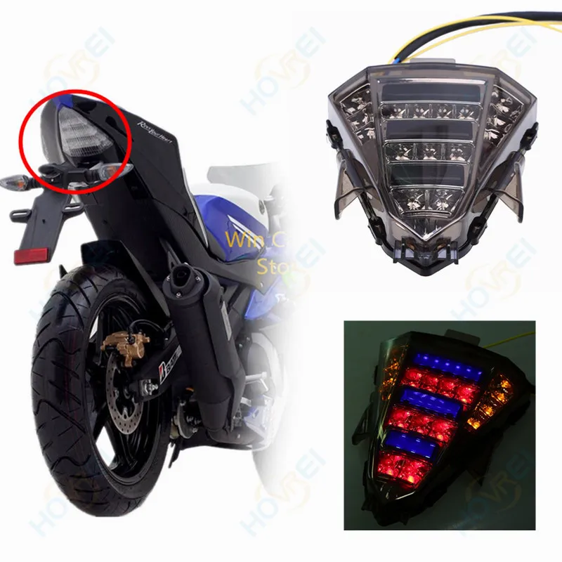 Светодиодный задний стоп сигнал для мотоцикла Интегрированный фонарь Yamaha R15 2013