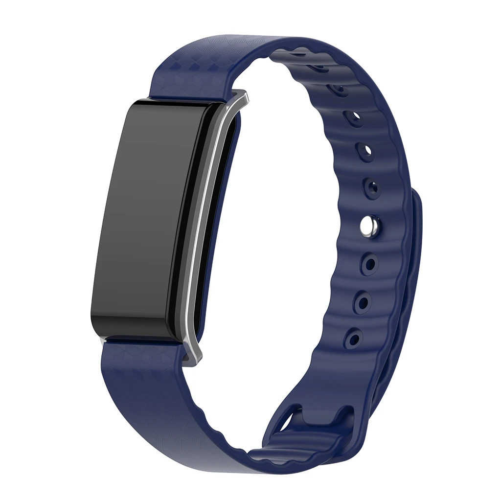Синий Силиконовый сменный браслет на запястье для huawei Honor A2 Smart Watch - Цвет ремешка: Синий