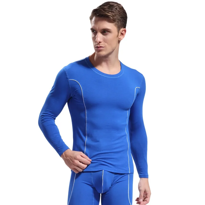 Новое поступление мужской осенний Тонкий теплый высокоэластичный бамбуковый