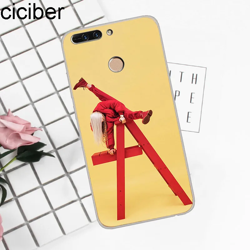 Ciciber для Honor V 10 9 8 Pro Lite X C Play 7A мягкие ТПУ чехлы Billie Eilish телефонов Y 7 6 5 3 Prime 2017 2018 2019 |