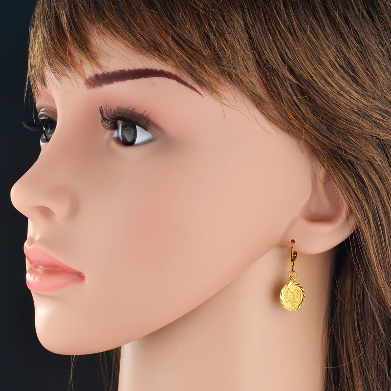 Женский винтажный комплект украшений вечерний из колье браслета и сережек