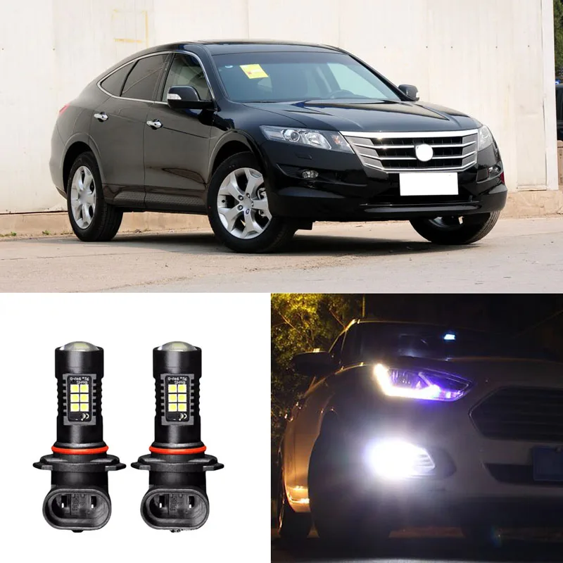 2 шт. светодиодные лампы Canbus H11 3030 21SMD для дневных ходовых огней Honda Crosstour 10