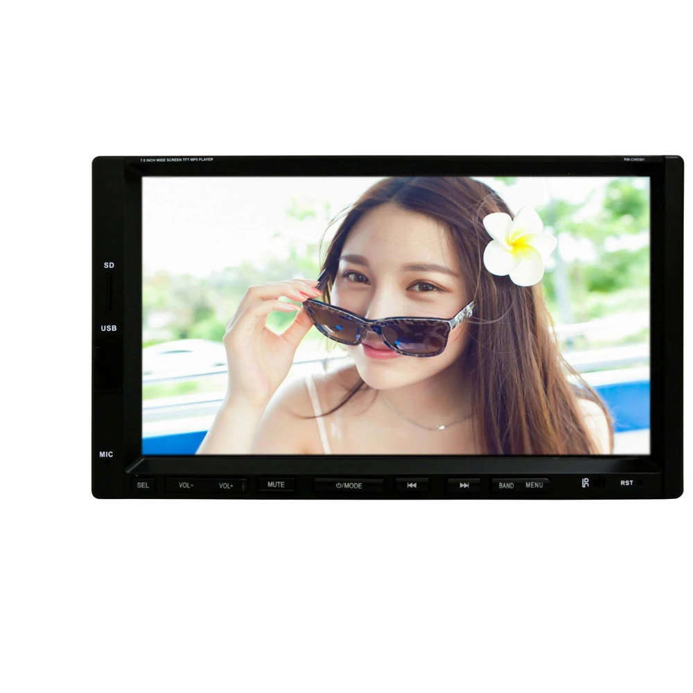 Автомагнитола 2 Din 7 дюймов Bluetooth сенсорный экран аудио стерео Mp3 Mp5 плеер Usb