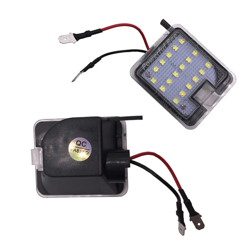 2 x LED automovite car rear view mirror lights CANBUS error free white door lamp for Focus Mondeo Kuga Escape C-Max | Автомобили и