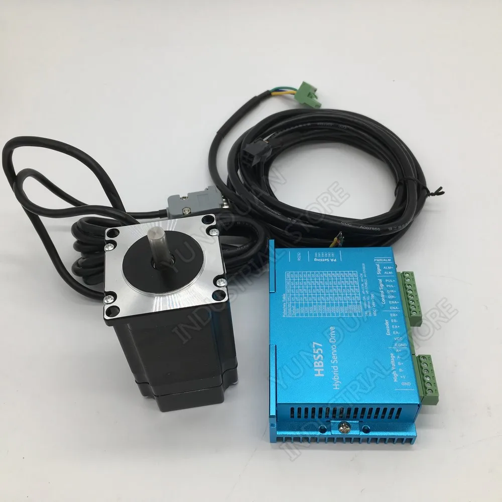 Комплект Драйвер шагового двигателя с замкнутым контуром Nema23 источник питания DSP