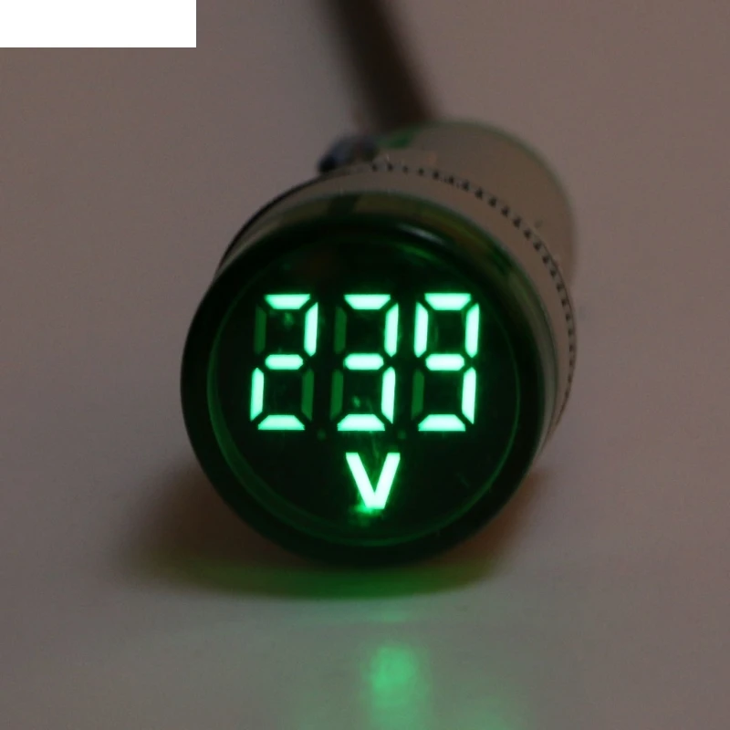 СВЕТОДИОДНЫЙ цифровой дисплей 22 мм измеритель напряжения индикатор сигнальная